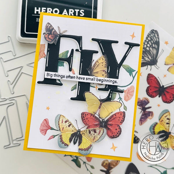 Hero Arts Butterfly Hero Transfers