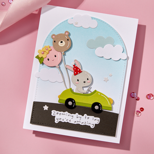 Little Smiles Sentiments Press + Foil Plate & Die Set