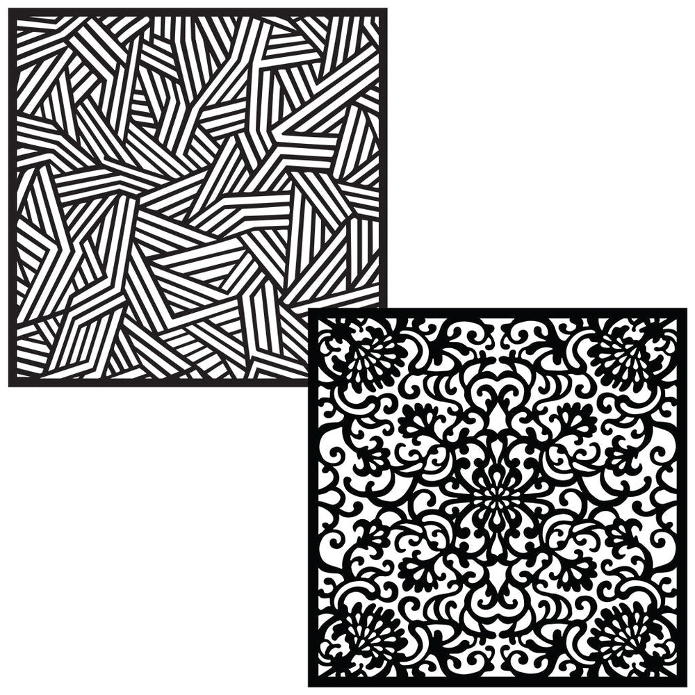 Hero Arts Kaleidescope Stencil Pairs