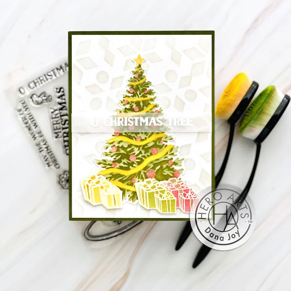 Hero Arts Color Layering O Christmas Tree Stencil
