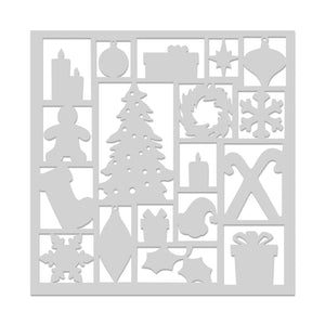 SA289 Holiday Assortment Stencil - Hero Arts