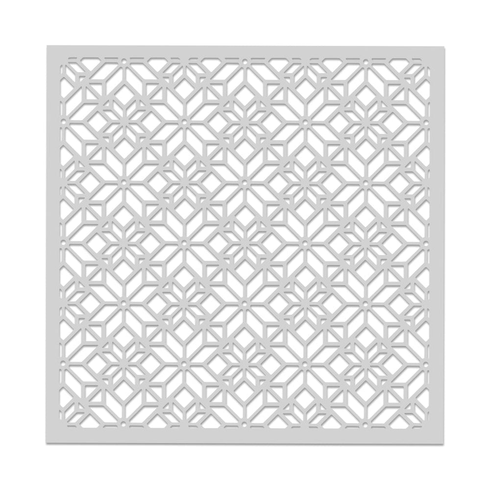 SA291 Poinsettia Stained Glass Pattern Stencil - Hero Arts