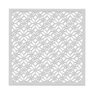 SA291 Poinsettia Stained Glass Pattern Stencil - Hero Arts