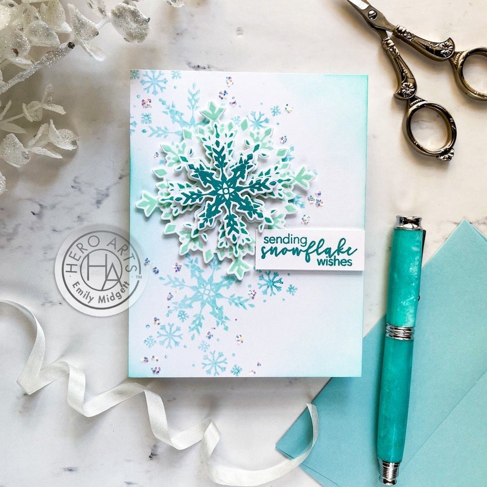 Hero Arts Color Layering Snowflake Stamps & Dies Bundle