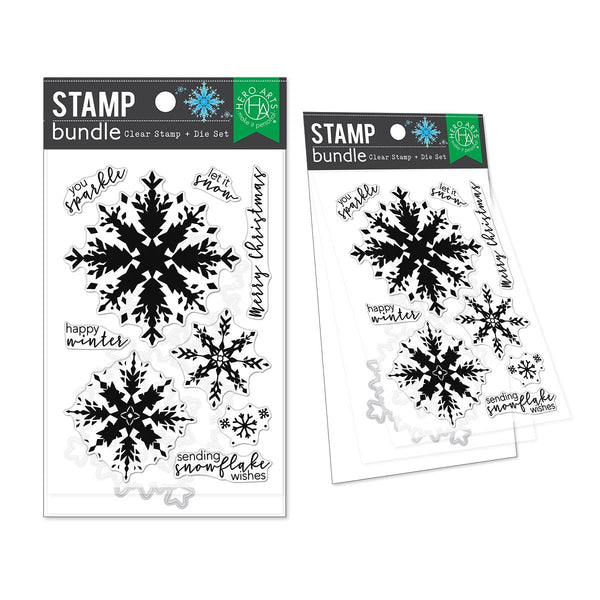 Hero Arts Color Layering Snowflake Stamps & Dies Bundle