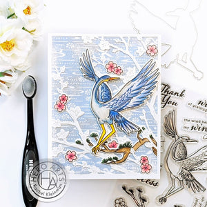 Hero Arts Crane Wishes Stamp & Die Bundle