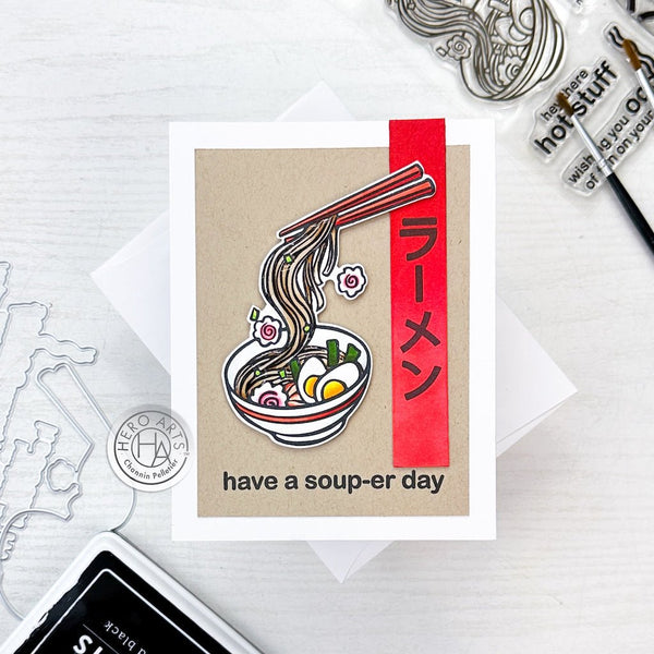 Hero Arts Ramen Stamp & Die Bundle