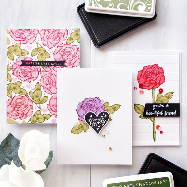 Hero Arts Color Layering Rose Clear Stamps