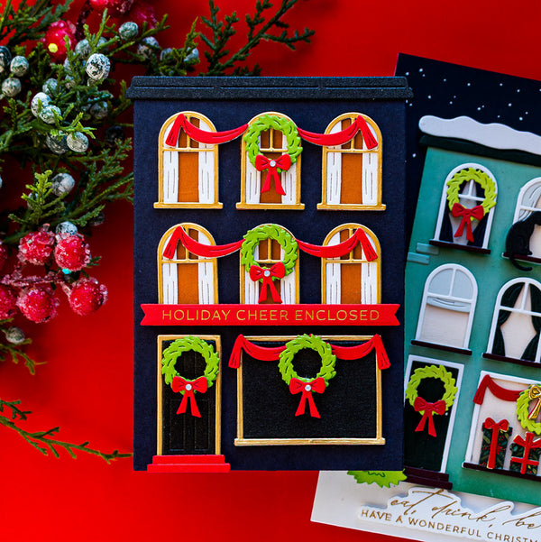 City Holiday Etched Dies by Yana Smakula