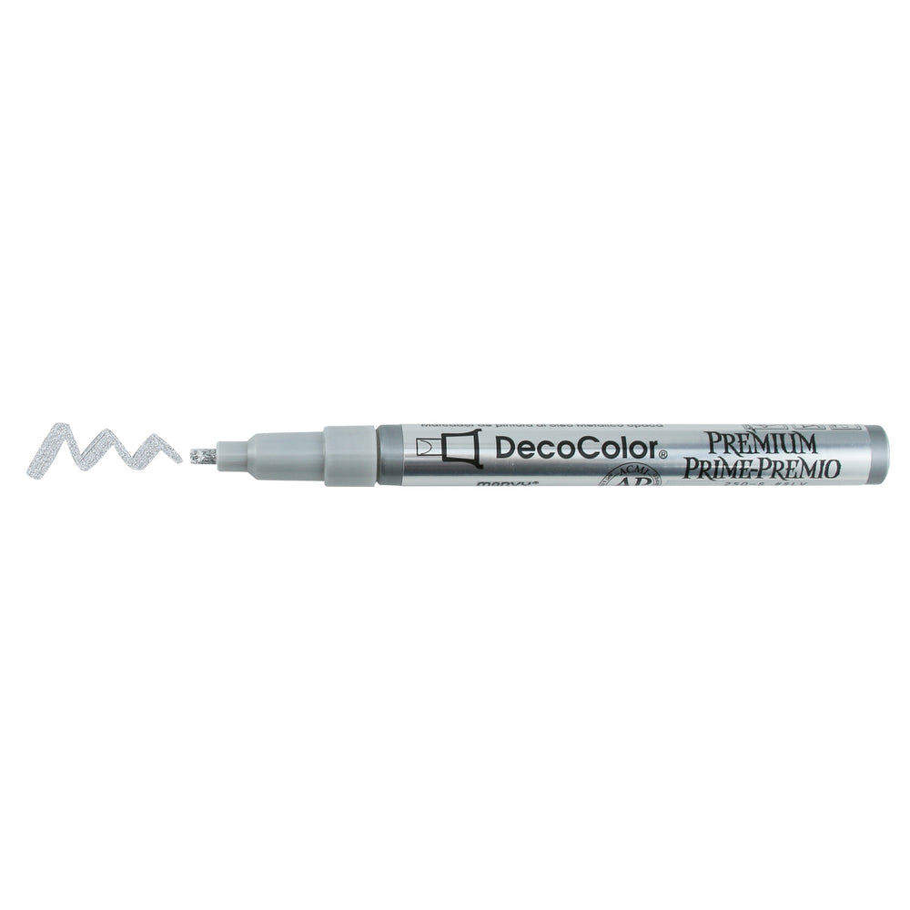 DecoColor by Marvy Uchida Premium Silver Metallic Marker from the Sealed by Spellbinders Collection