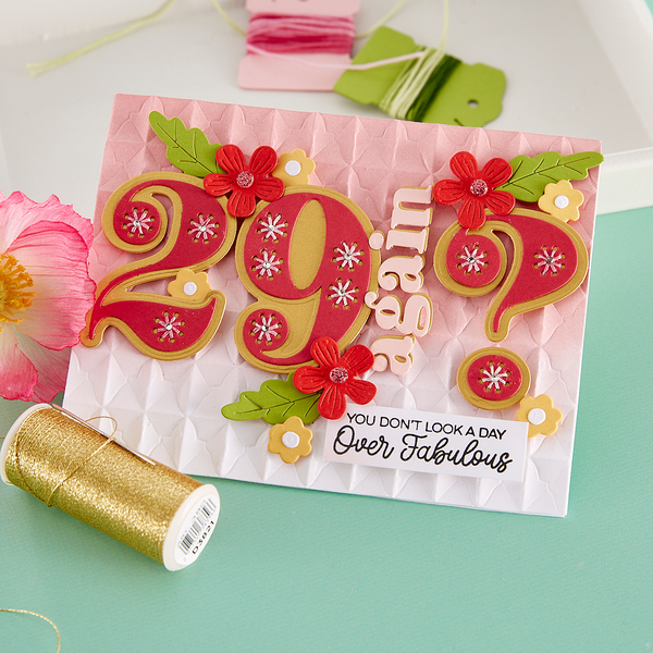 Stitched Punctuation and Symbols Etched Dies from the Stitched Numbers & More Collection
