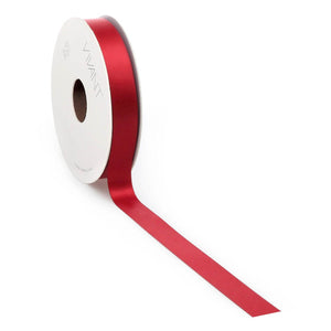 Vivant Double Face Satin Warm Red Ribbon - 27.34 yards