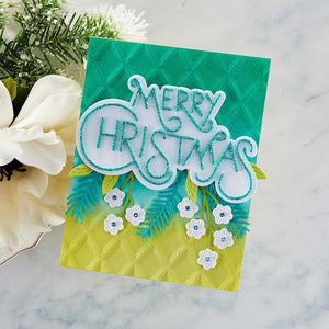 Holiday Blooms Etched Dies from the Celebrate the Season Collection
