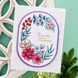 Essential Stylish Ovals Etched Dies from the Stylish Ovals Collection