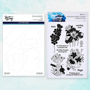 Inked Blooms Stamp and Die Set by Simon Hurley