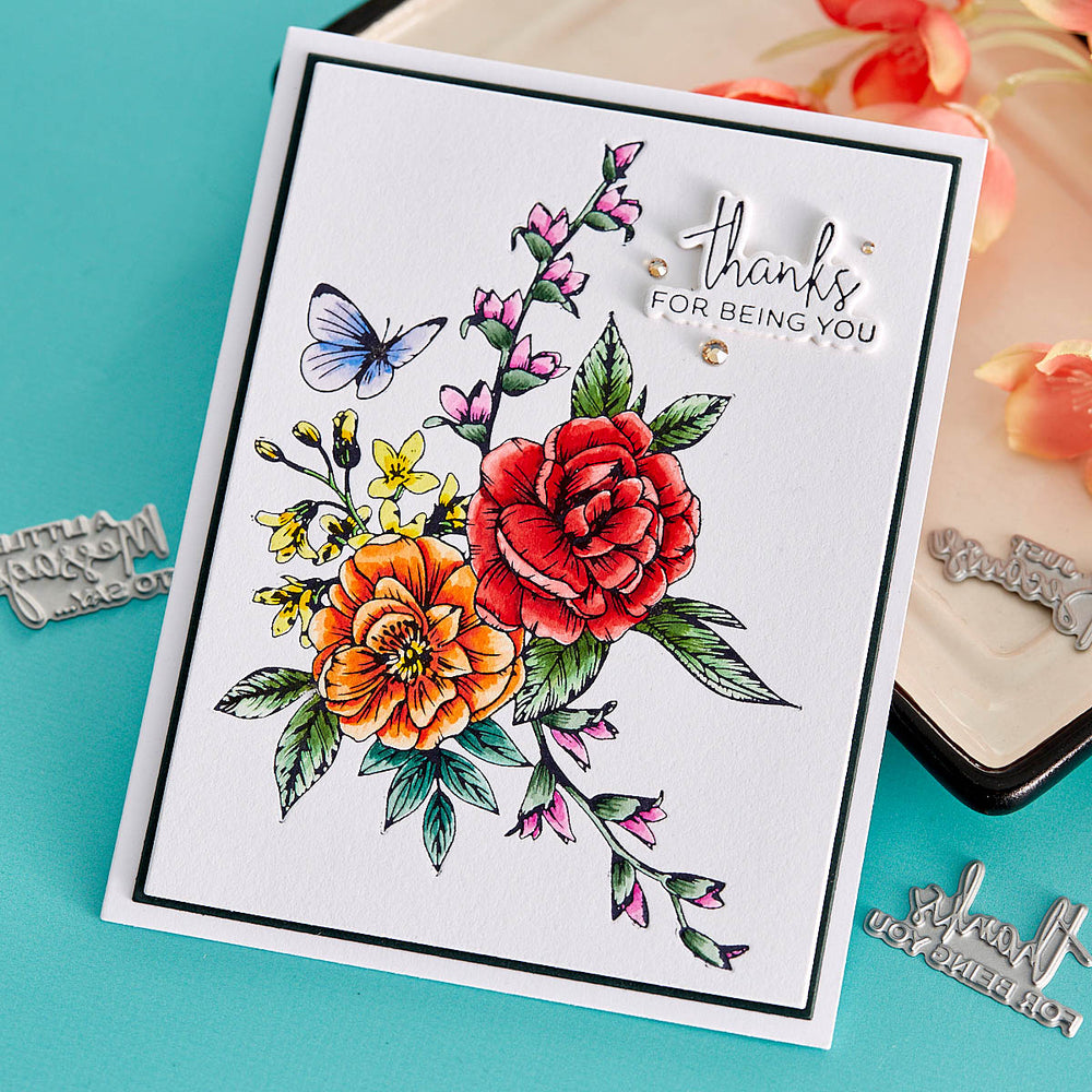 A Little Message Sentiments Press Plate & Die Set from the BetterPress Collection