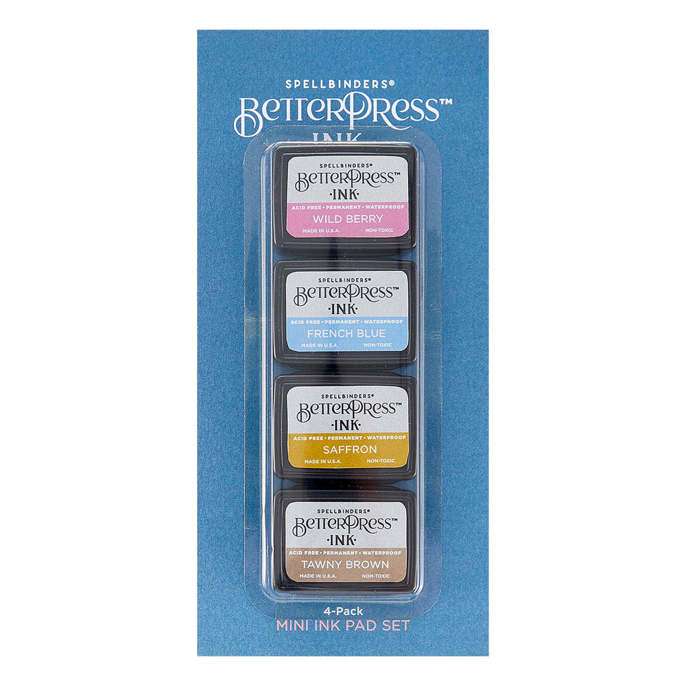 Nature Tones BetterPress Ink Mini Set - 4 Pack