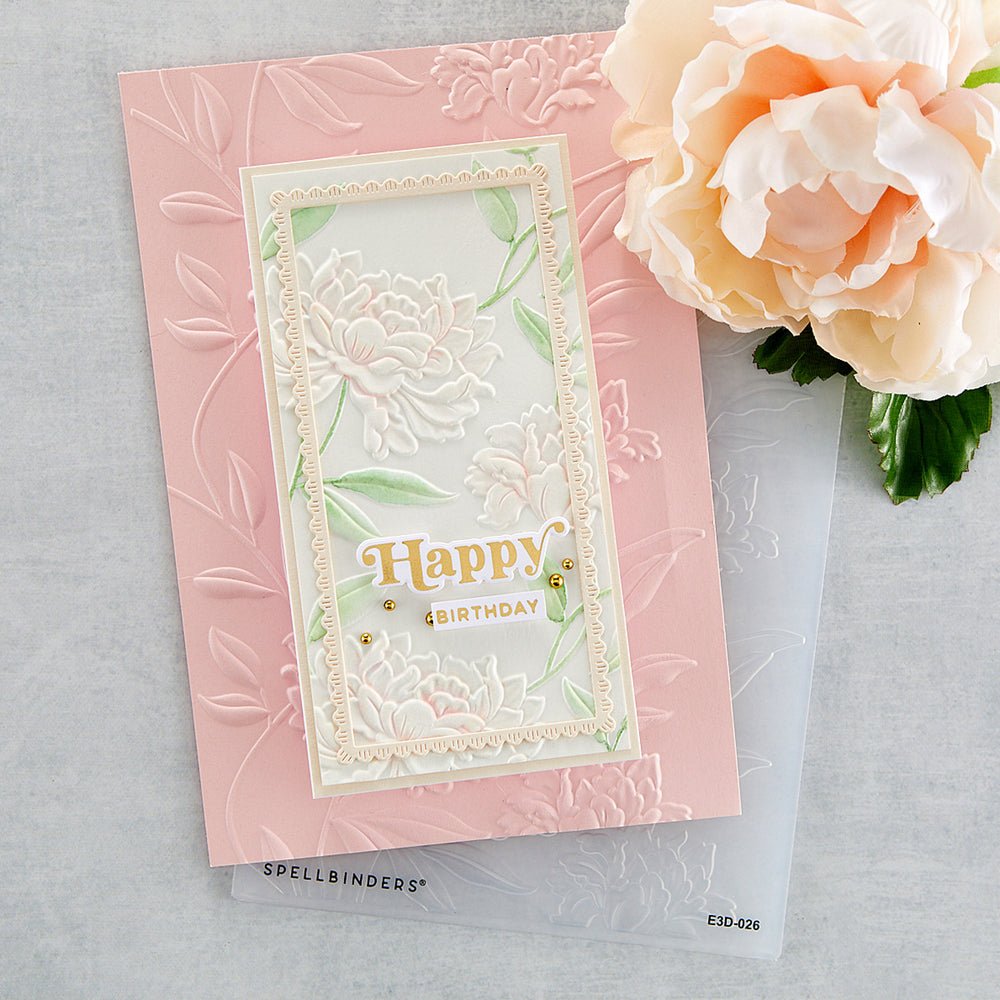 Beautiful Blooms 3D Embossing Folder