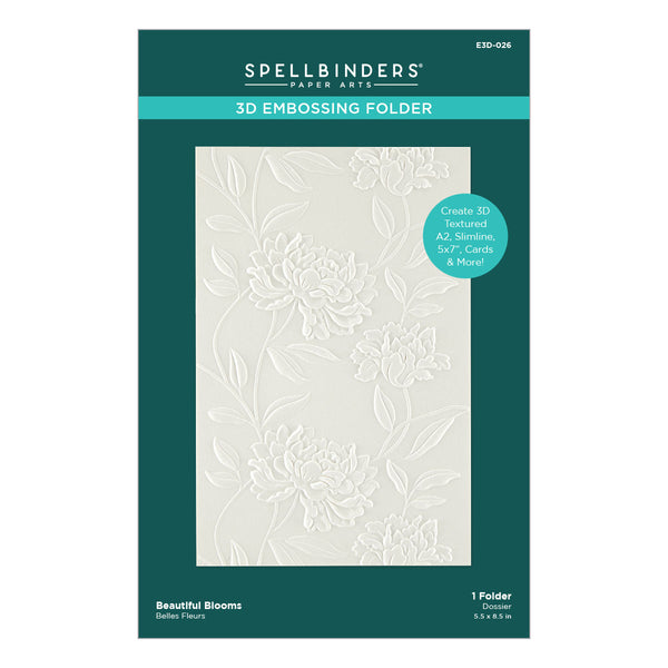 Beautiful Blooms 3D Embossing Folder