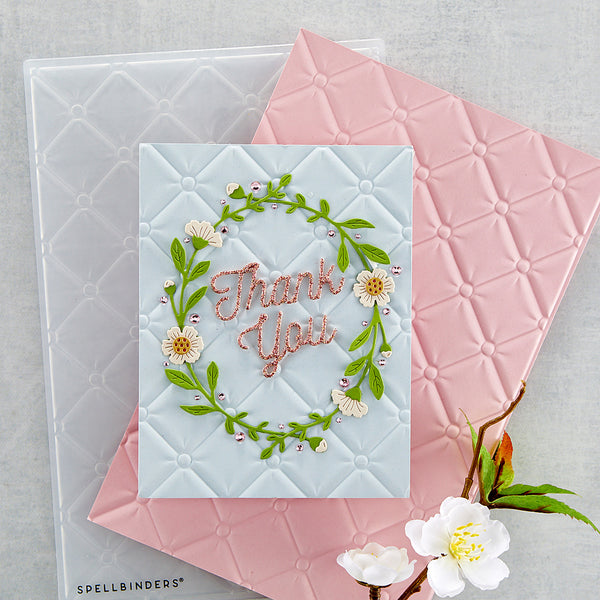Tufted 3D Embossing Folder