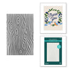 Knock on Wood 3D Embossing Folder (E3D-028) combo product image. 