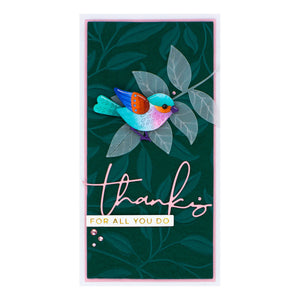 Leafy 3D Embossing Folder