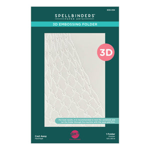 Cast Away 3D Embossing Folder from the Seahorse Kisses Collection by Dawn Woleslagle