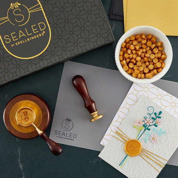 Wax Seal Kit from the Sealed by Spellbinders Collection