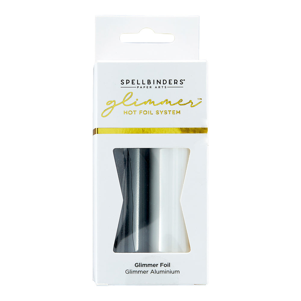 Glimmer Hot Foil 2 Rolls - Opaque Black & White Pack