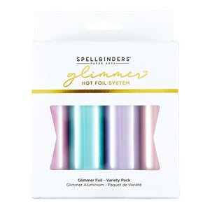 Glimmer Hot Foil Rolls Variety 4-Pack Satin Pastels