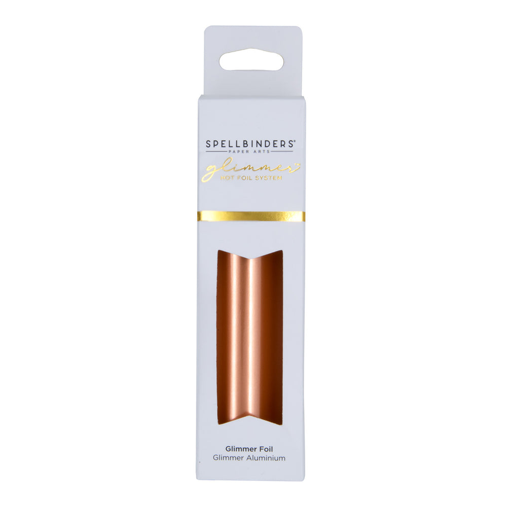 Glimmer Hot Foil Roll - Satin Rose Gold