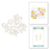 Glimmering Peony Glimmer Hot Foil Plate from Yana's Blooming Birthday Collection (GLP-254) Combo Image
