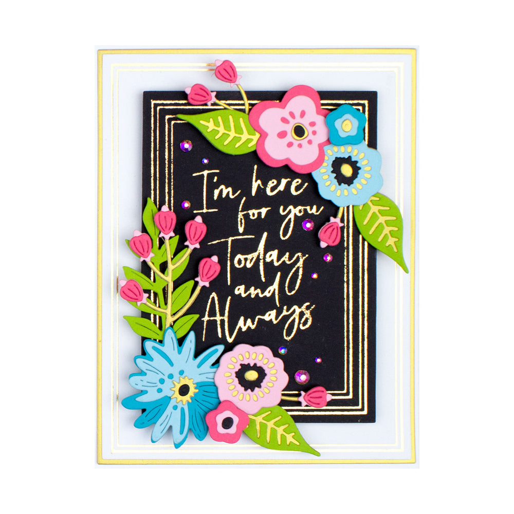 Essential Duo Lines Glimmer Rectangles Glimmer Hot Foil Plate from Glimmer Essentials Collection (GLP-258) Combo Image