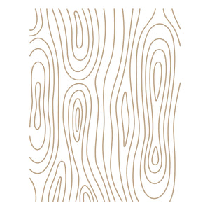 Woodgrain Background Glimmer Hot Foil Plate from Sealed for the Holidays Collection