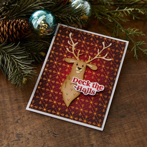Joyful Christmas Sentiments Glimmer Hot Foil Plate & Die Set from Joyful Christmas Collection by Simon Hurley