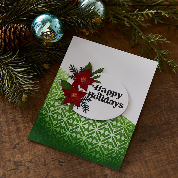 Joyful Christmas Sentiments Glimmer Hot Foil Plate & Die Set from Joyful Christmas Collection by Simon Hurley