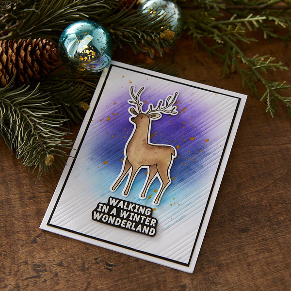 Ranger Clear Stamp Set Winter Woodland by Simon Hurley create.