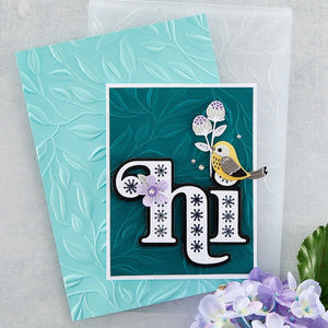 Sweet Birdie Etched Dies from the Just Wanted To Say Collection