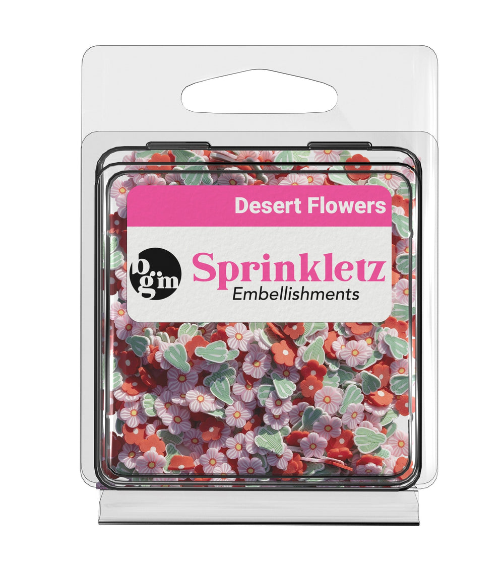 Desert Flowers Sprinkletz by Buttons Galore & More