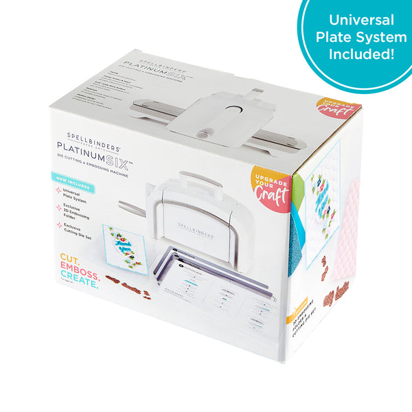 New & Improved Platinum SIX Machine with Universal Plate System