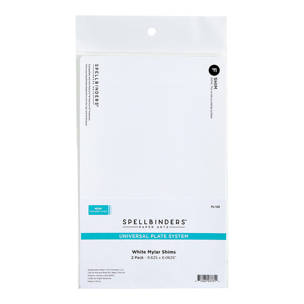 Mylar Shim (F) White 2-Pack