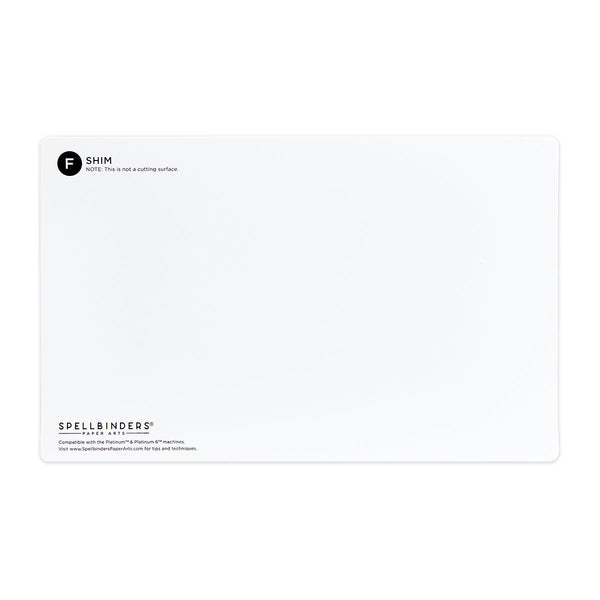 Mylar Shim (F) White 2-Pack