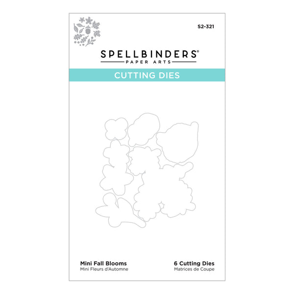 Mini Fall Blooms Etched Dies from the Fall Traditions Collection