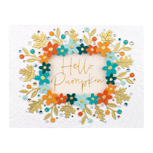 Mini Fall Blooms Etched Dies from the Fall Traditions Collection