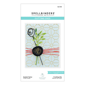 Sealed Twine Etched Dies from the Sealed by Spellbinders Collection
