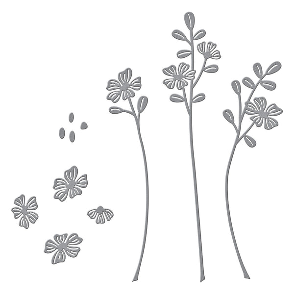 Sealed Blooms Etched Dies from the Sealed by Spellbinders Collection