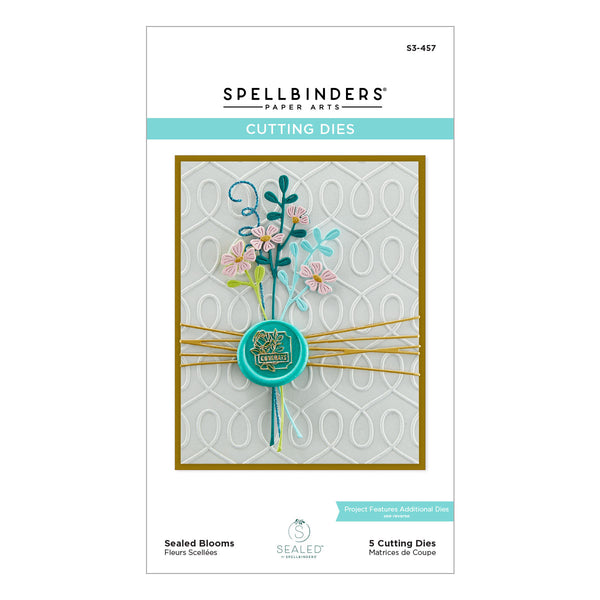 Sealed Blooms Etched Dies from the Sealed by Spellbinders Collection