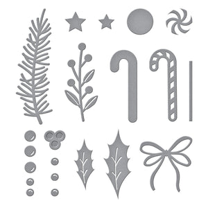Parcel & Post Christmas Decorations Etched Dies from the Parcel & Post Collection