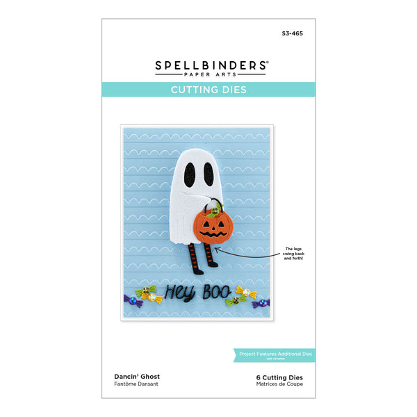Dancin' Ghost Etched Dies from the Boo Dance Party Collection