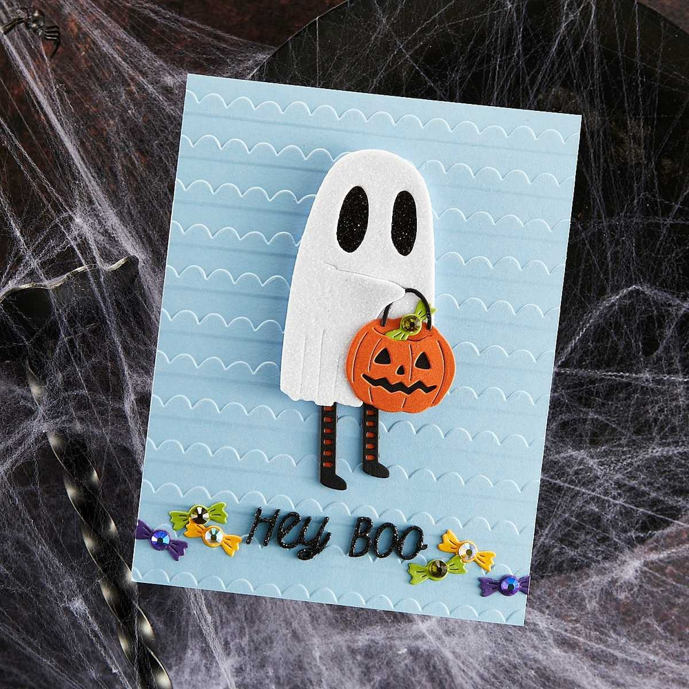 Dancin' Ghost Etched Dies from the Boo Dance Party Collection
